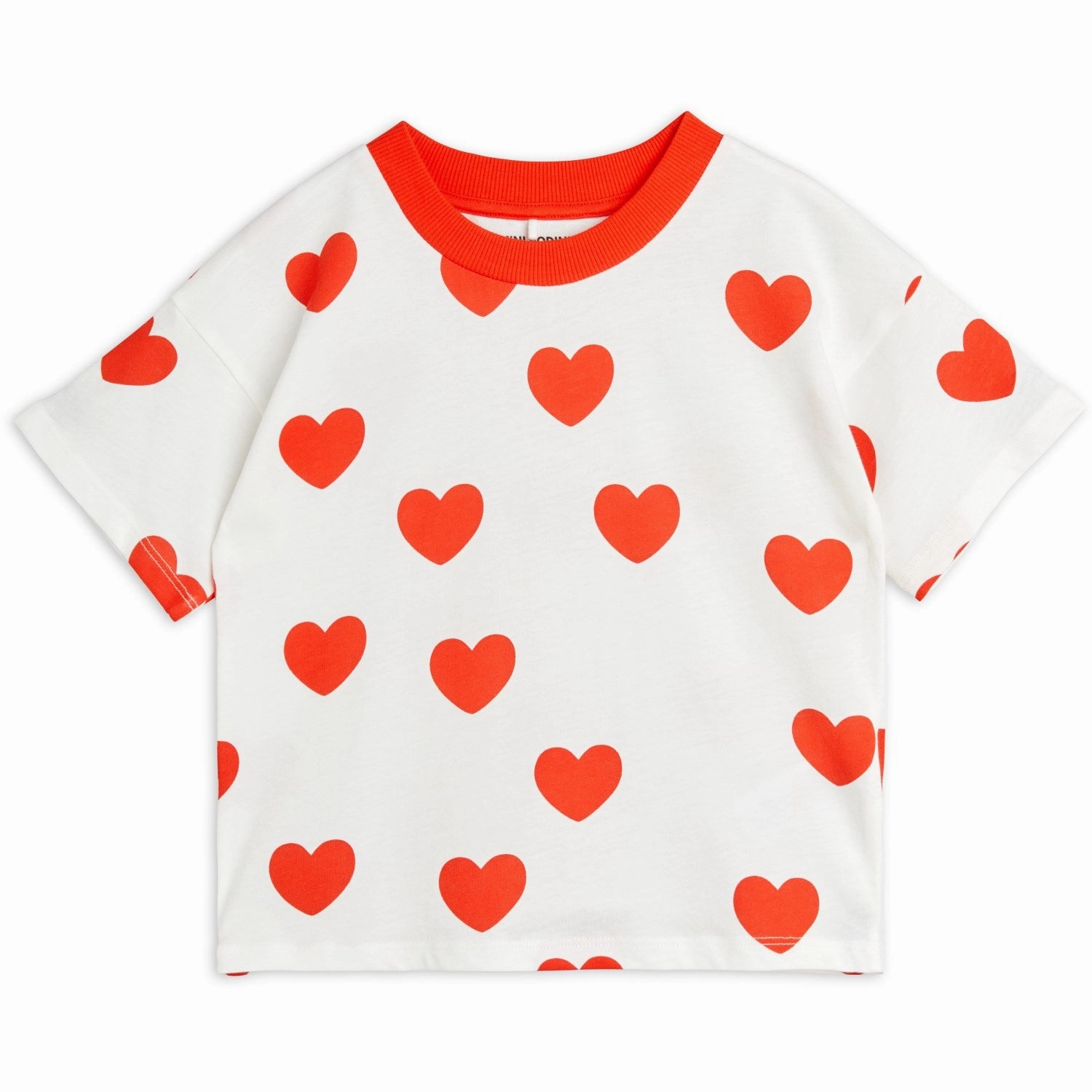 Chic Wearable Chic Comfort Mini Rodini Red Hearts AOP T-Shirt