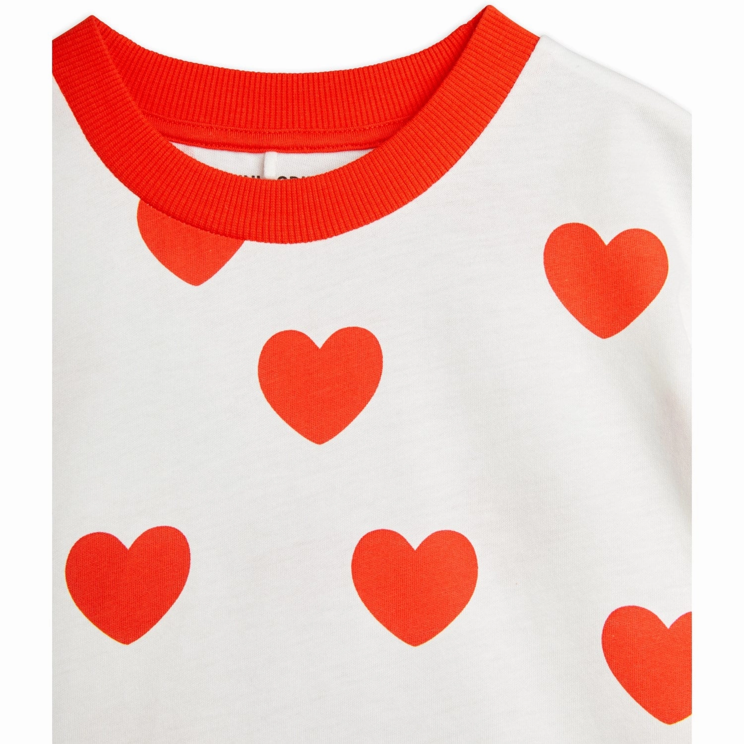 Sports Outfit PocketDetail Mini Rodini Red Hearts AOP T-Shirt