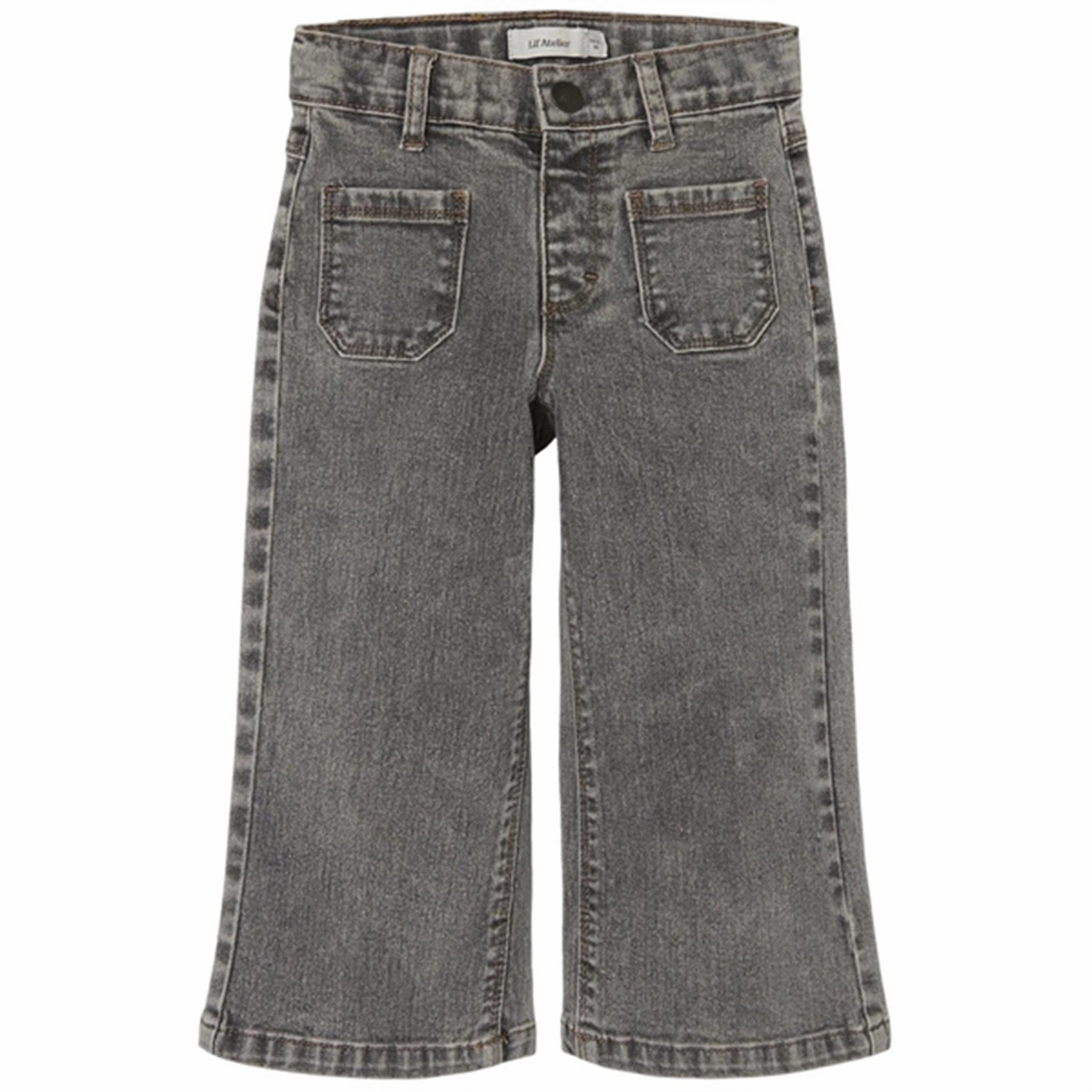 Subtle Look City Outfit Lil'Atelier Light Grey Denim Bella Wide Jeans