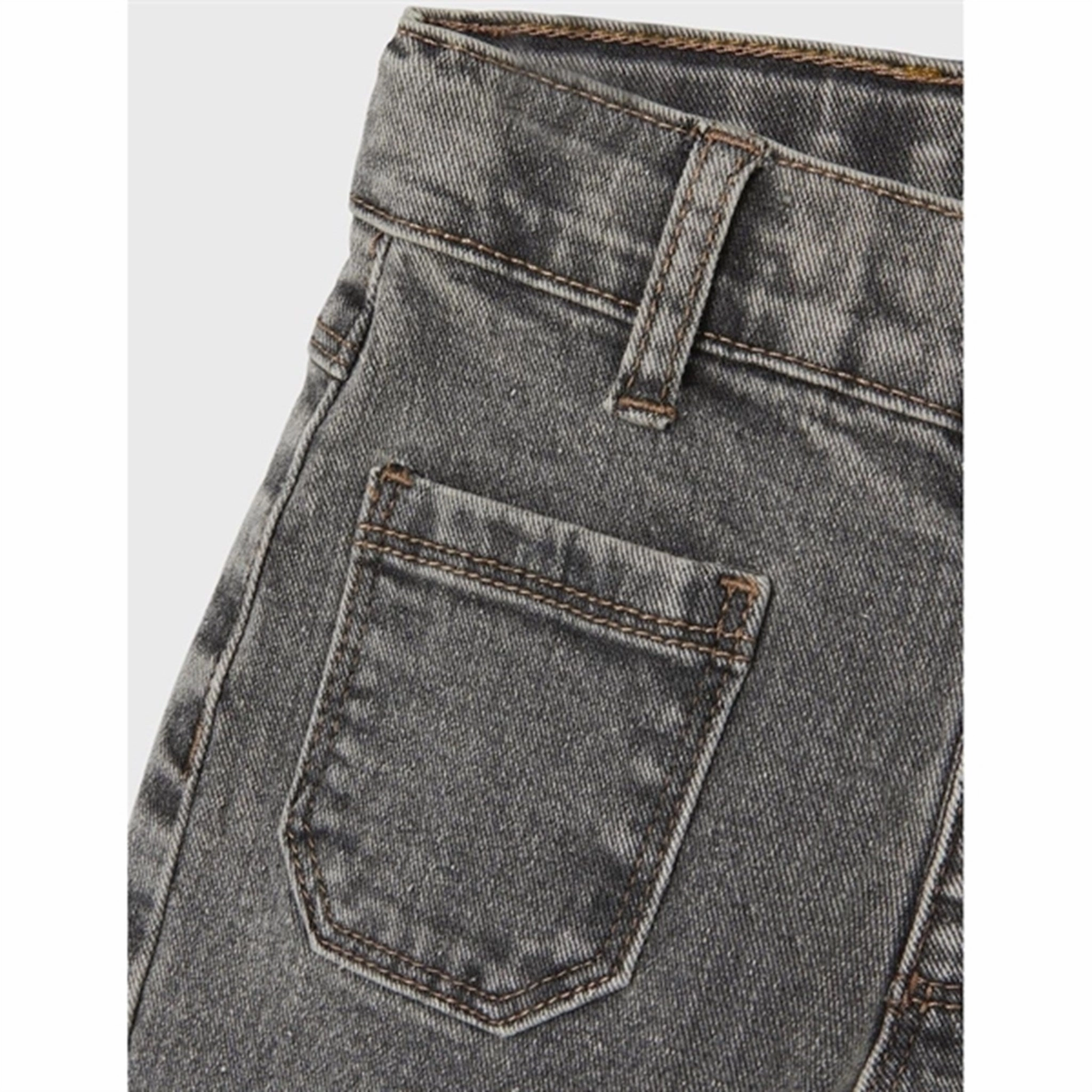 Lil'Atelier Light Grey Denim Bella Wide Jeans City Walk Casual Friday Beach Day Sustainable