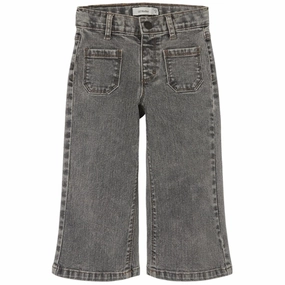 Subtle Look City Outfit Lil'Atelier Light Grey Denim Bella Wide Jeans