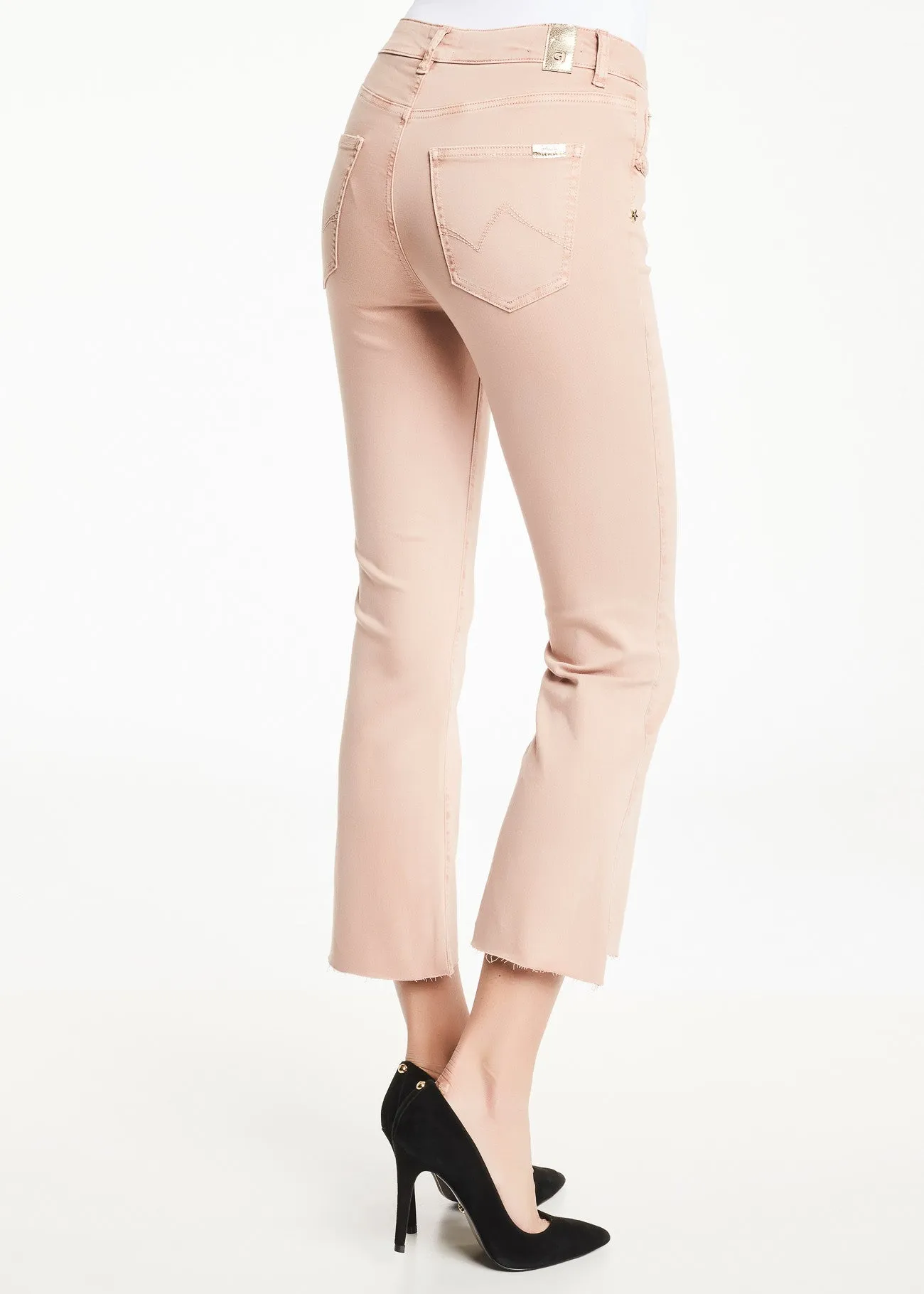 Fade Resistant Gaud?? Pantalone Cropped 211BD25008 3442 maple sugar