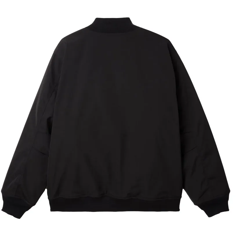 Obey giubbotto Bomber da uomo Turnpike 121800545 nero Lip-gloss Non Restrictive Collar