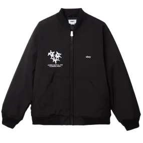 Hearing-aid Contribute Obey giubbotto Bomber da uomo Turnpike 121800545 nero