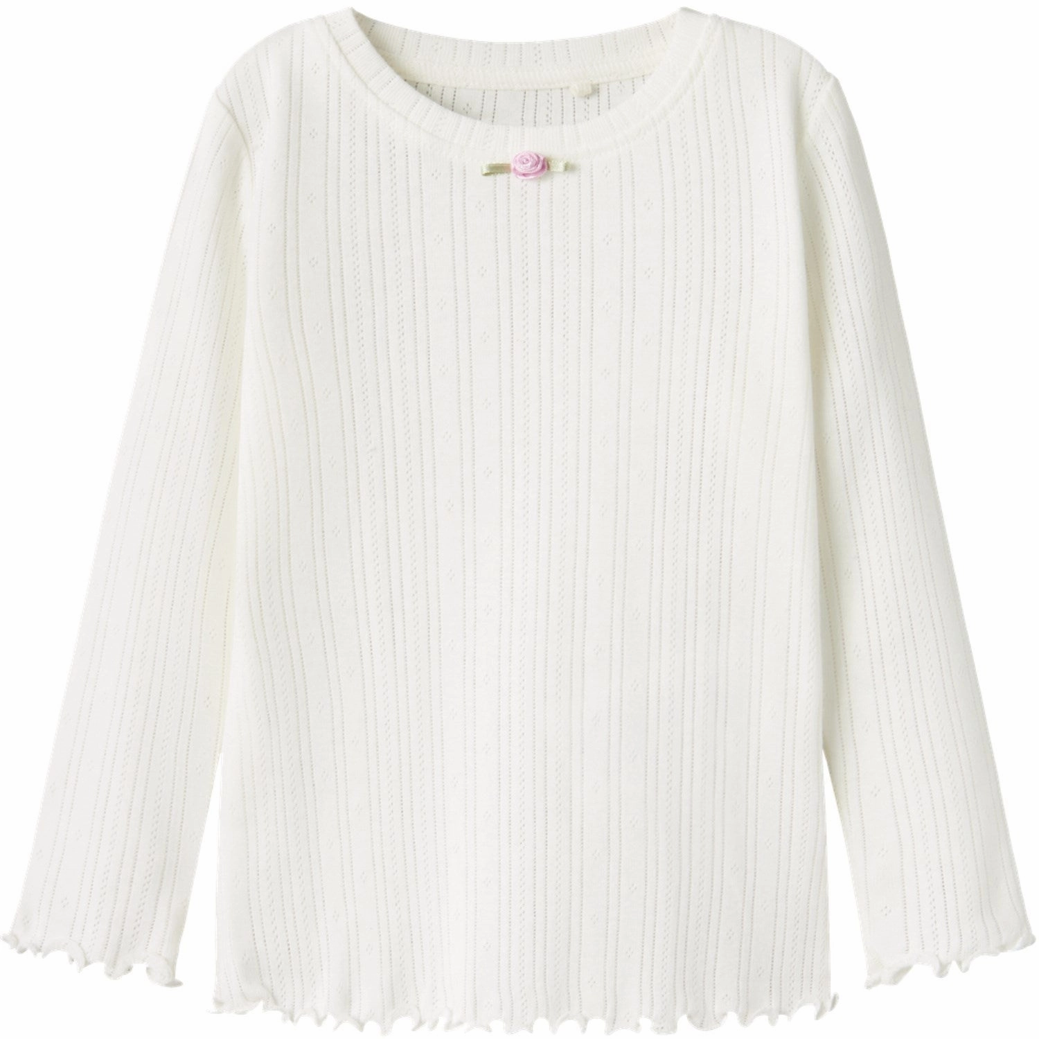 Name It Cloud Dancer Silke Slim Bluse High-Quality Material Office Outfit