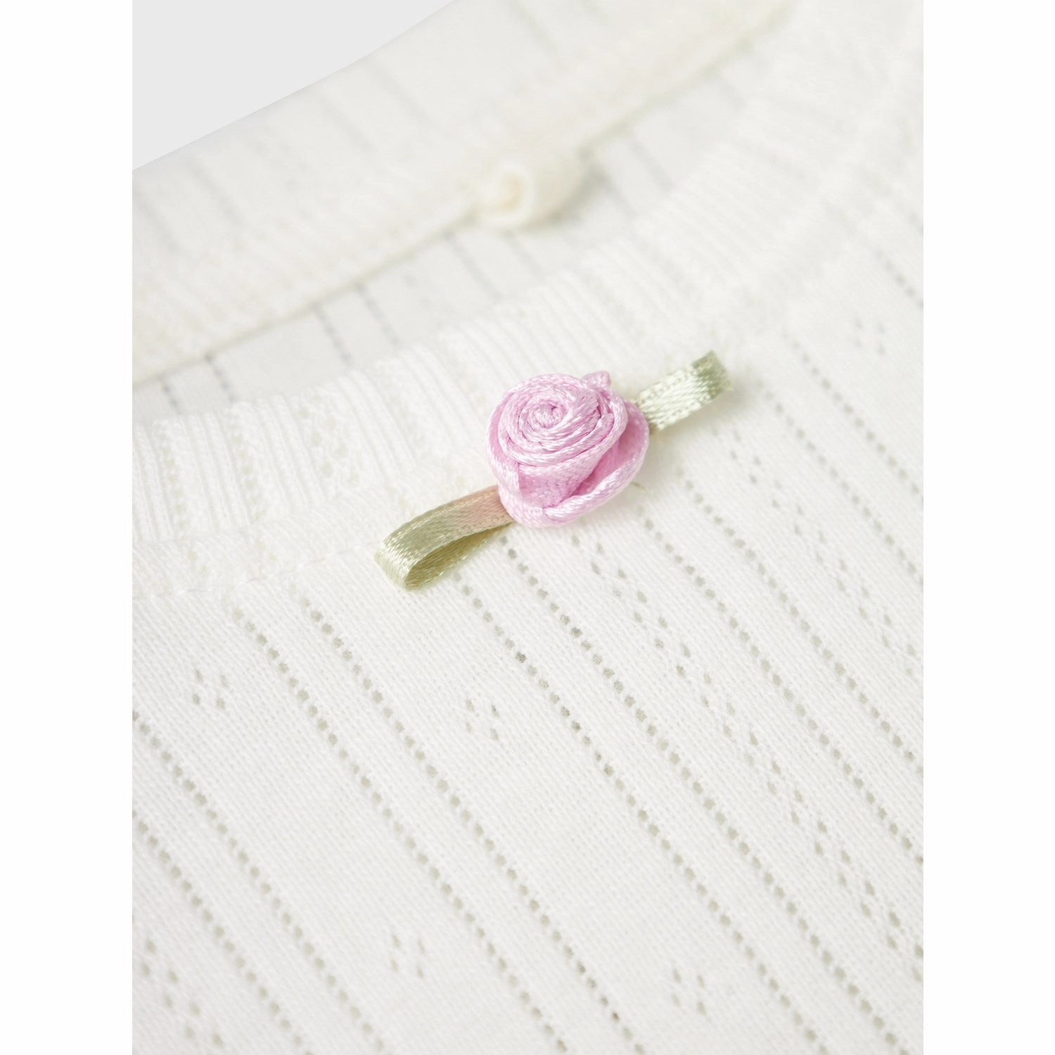 Wardrobe Essential Name It Cloud Dancer Silke Slim Bluse