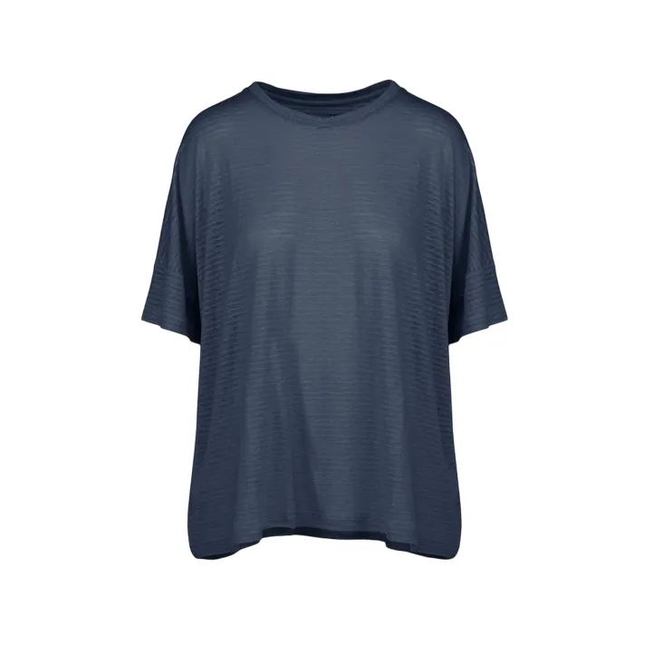 Timeless Top Bomboogie maglietta manica corta da donna con vestibilit?? ampia TW8937TJL5 1 blu scuro