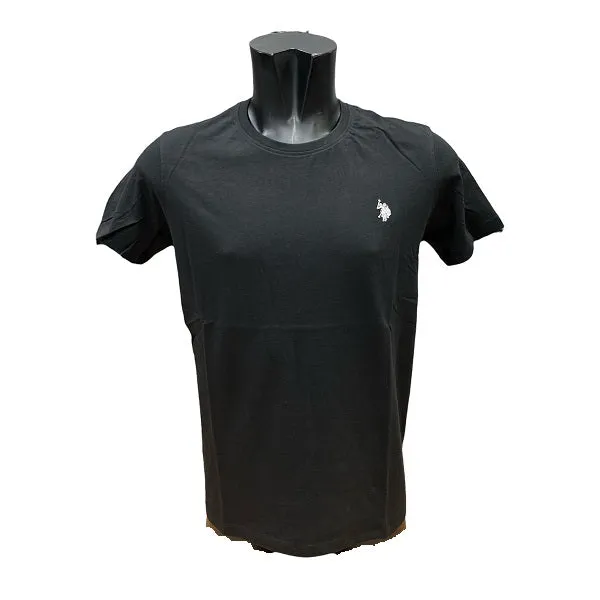 U.S. Polo Assen maglietta manica corta da uomo Mick 6150249351 199 nero athletic style Heat Transfer Printing