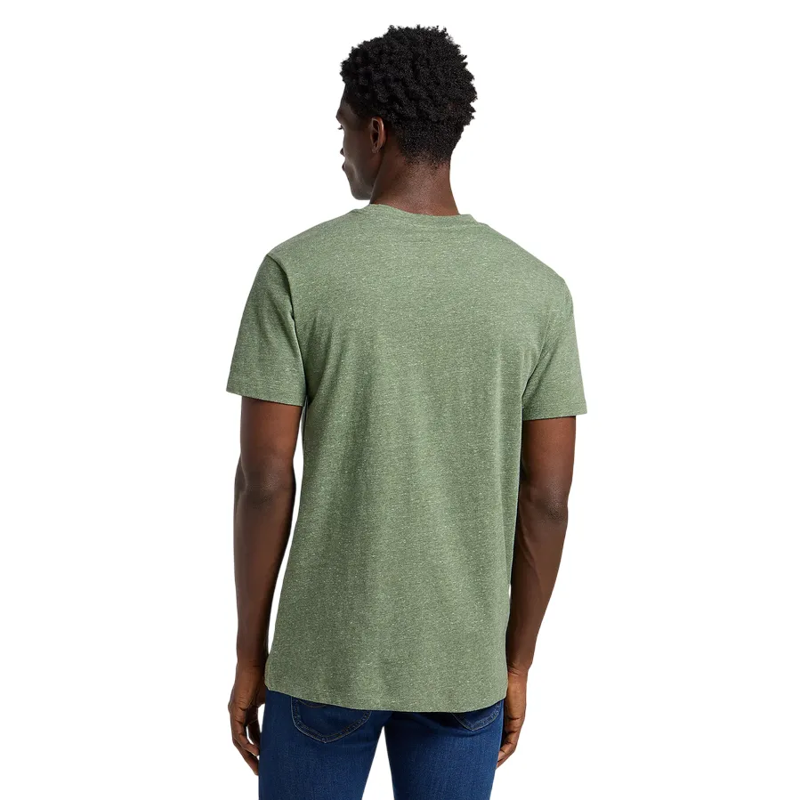 Lee maglietta manica corta da uomo con taschino 112365383 verde mela Timeless Comfort Wear