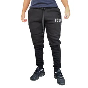 Icon pantalone sportivo con tasche a polsino al fondo caviglia IU9018P nero Effortless Layer