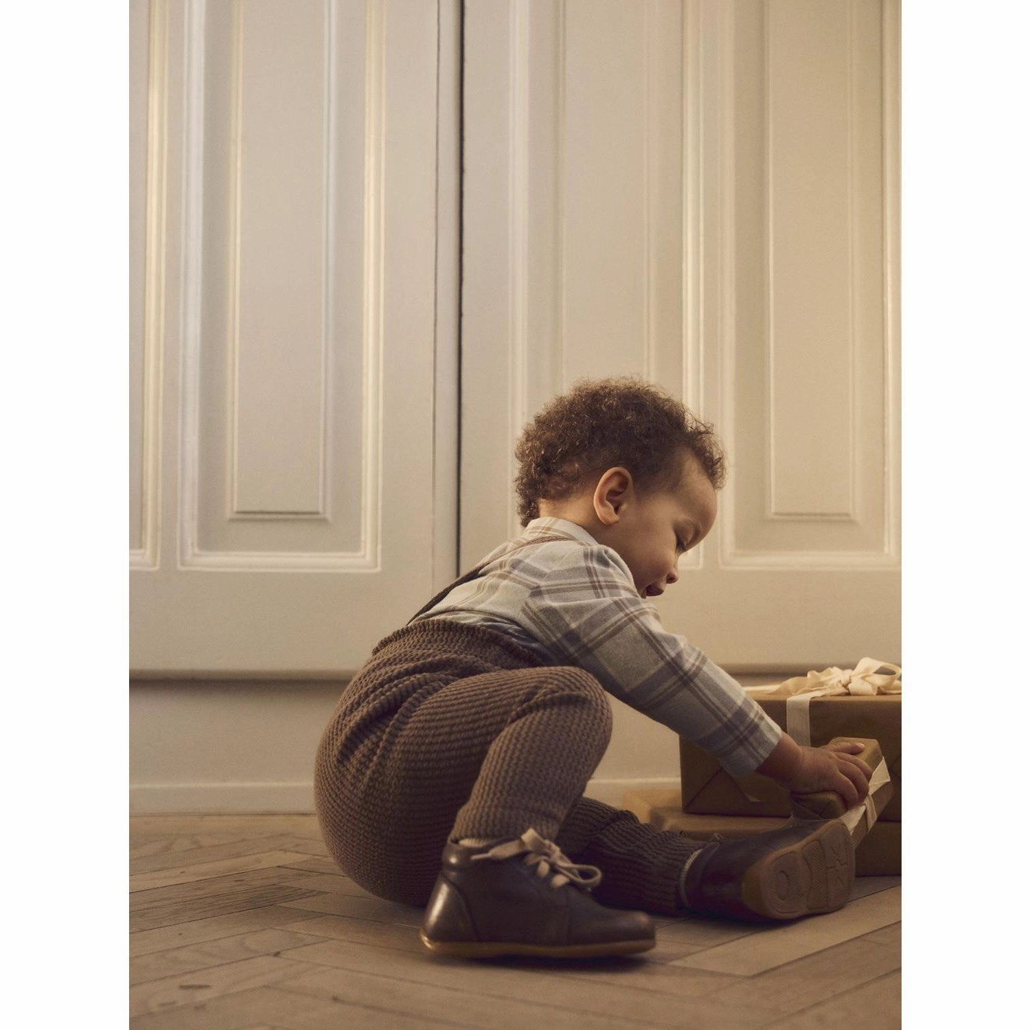 Double Stitched Seams Lil'Atelier Mirage Gray Seven Boxy Body Shirt