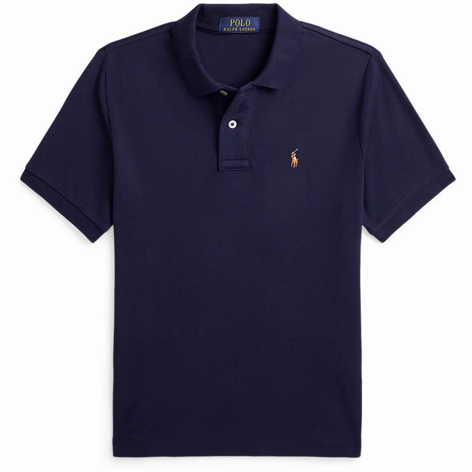 Sustainable Production Certification Polo Ralph Lauren Refined Navy Boy Polo T-Shirt