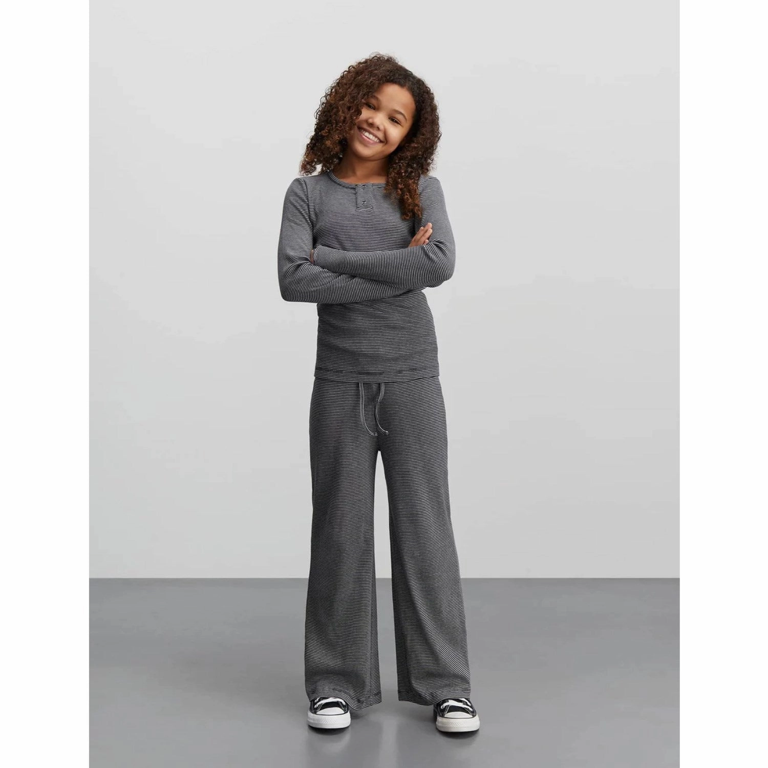 Non Restrictive Fit Mads N?rgaard Parisian Night/Vanilla Ice 2X2 Cotton Stripe Tala Blouse