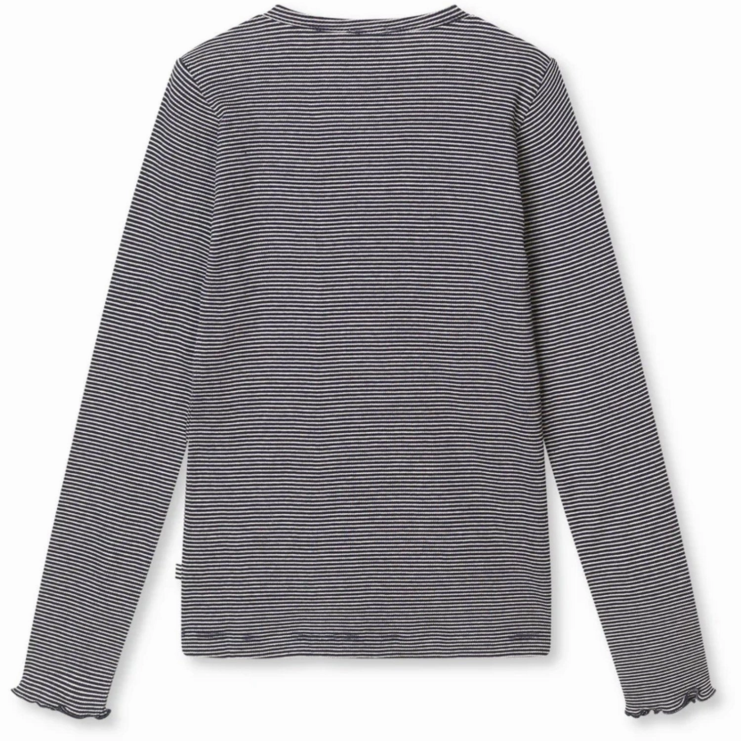 All-day Comfort Mads N?rgaard Parisian Night/Vanilla Ice 2X2 Cotton Stripe Tala Blouse