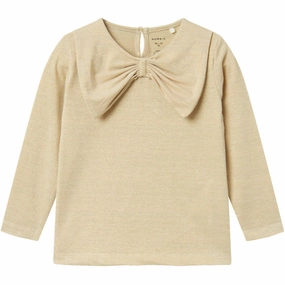 Name It Frosted Almond Rnanna Blouse Durable Button Closures