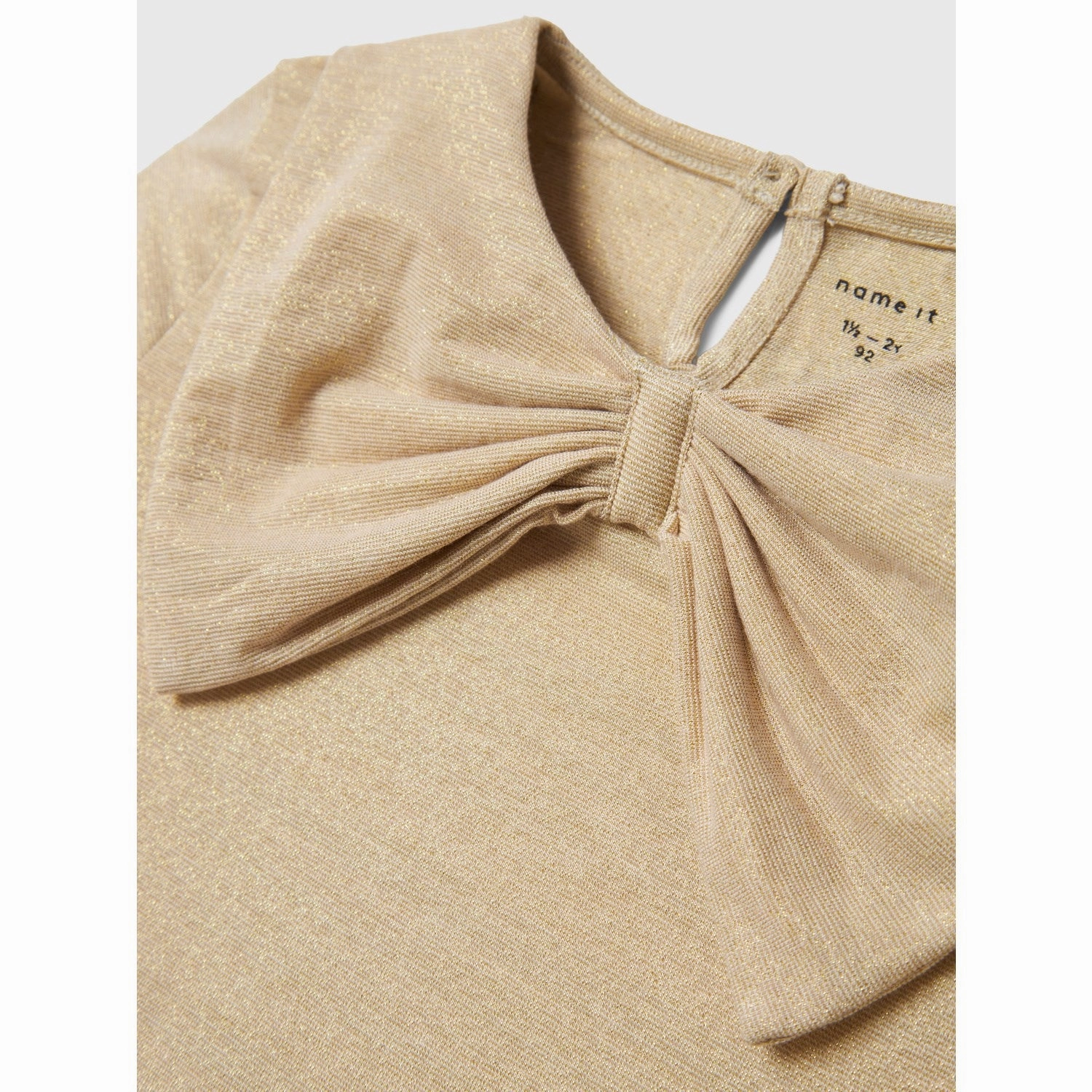 Name It Frosted Almond Rnanna Blouse Mesh Insert All day wearability