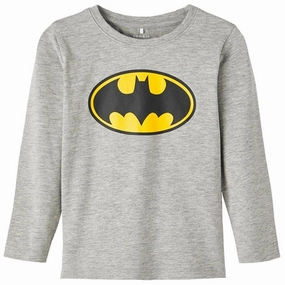Name it Grey Melange Jumis Superhero Blouse High-End Look Spring Break