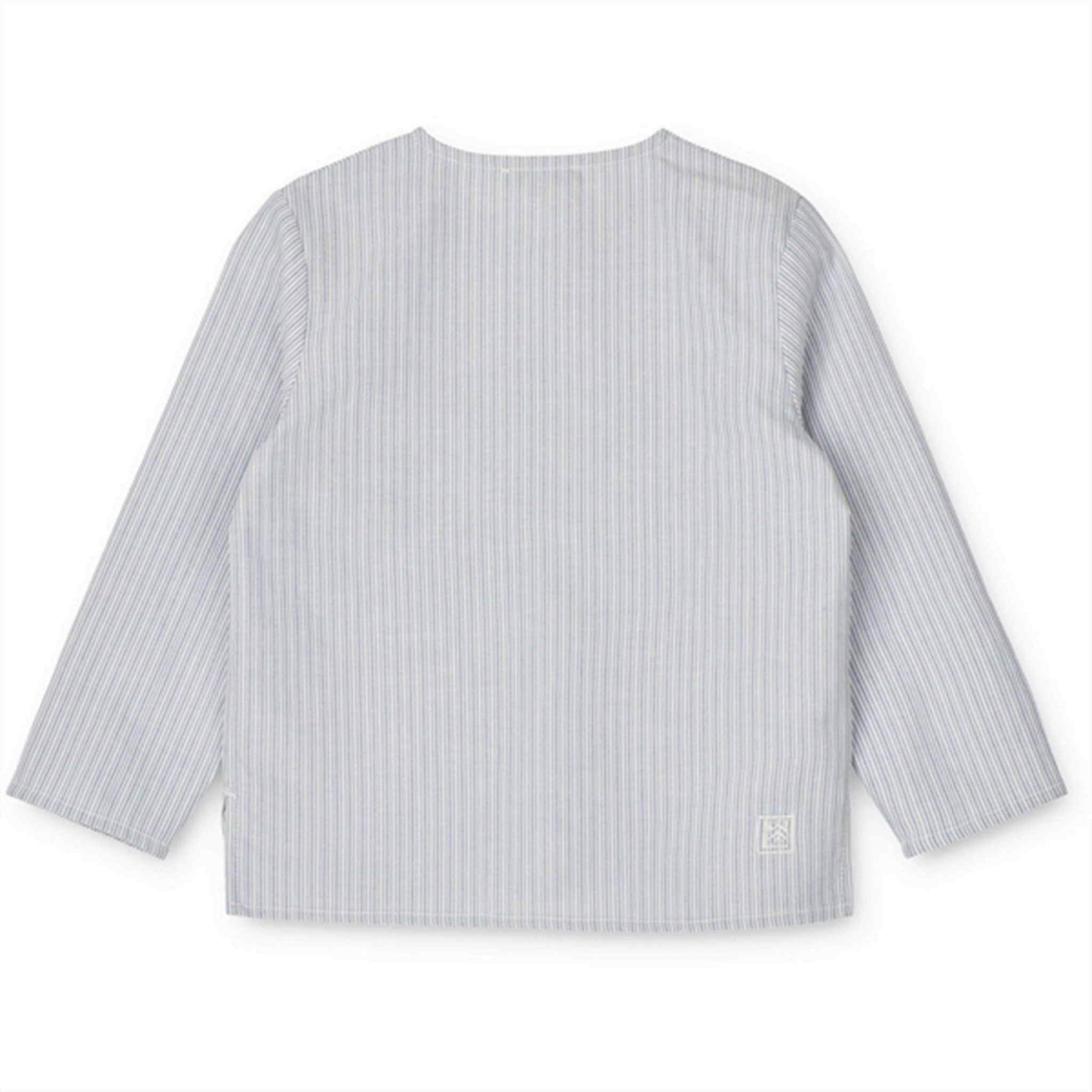 Liewood Houston Y/D Stripe Shirt Y/D Stripe Creme De La Creme/Riverside Abrasion Resistant Edging Practical Choice