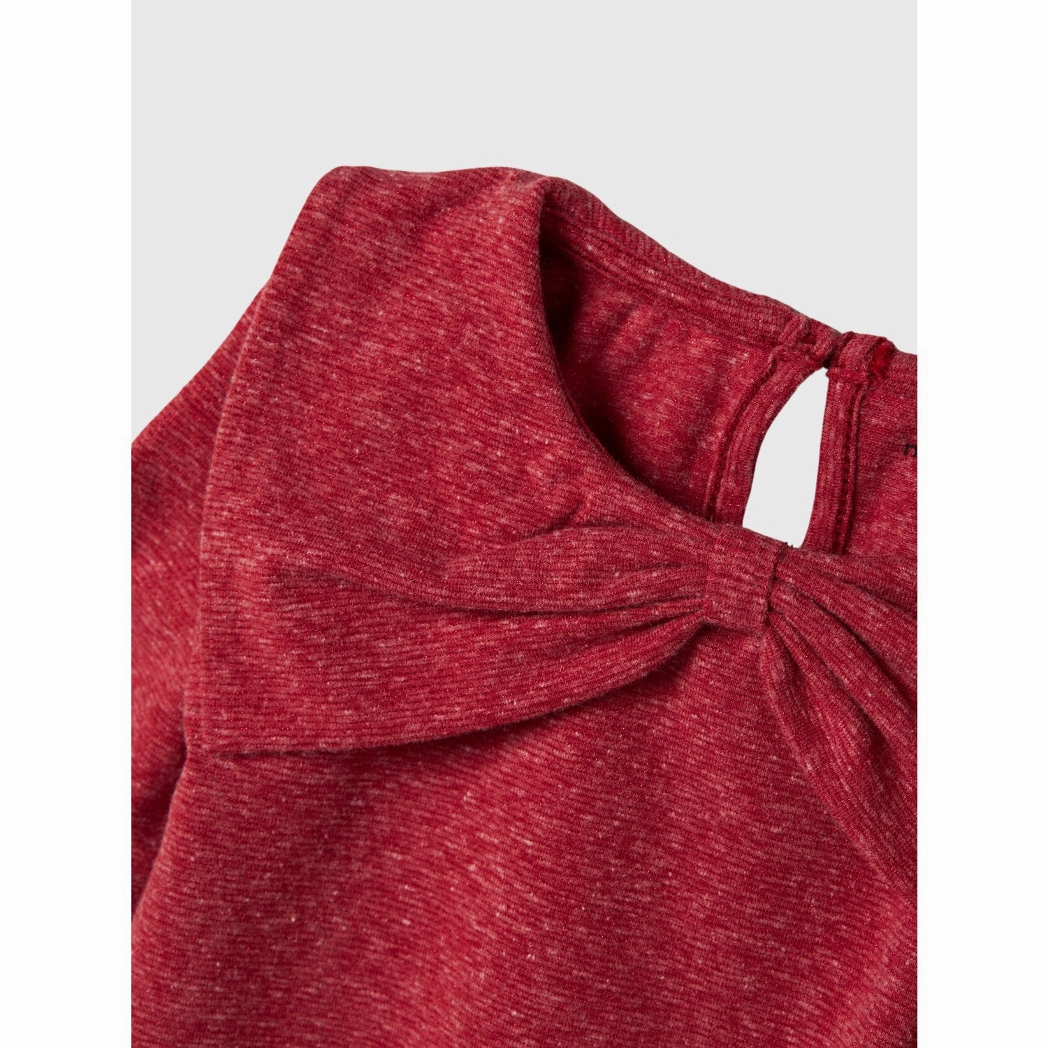 Layered Hemline Name It Jester Red Rossia Blouse