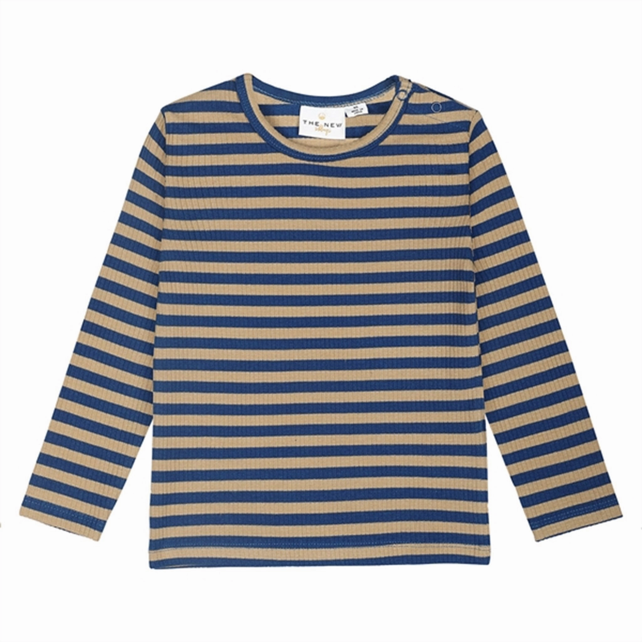 Comfort-First vacation wear THE NEW Siblings Monaco Blue Finn Rib Blouse