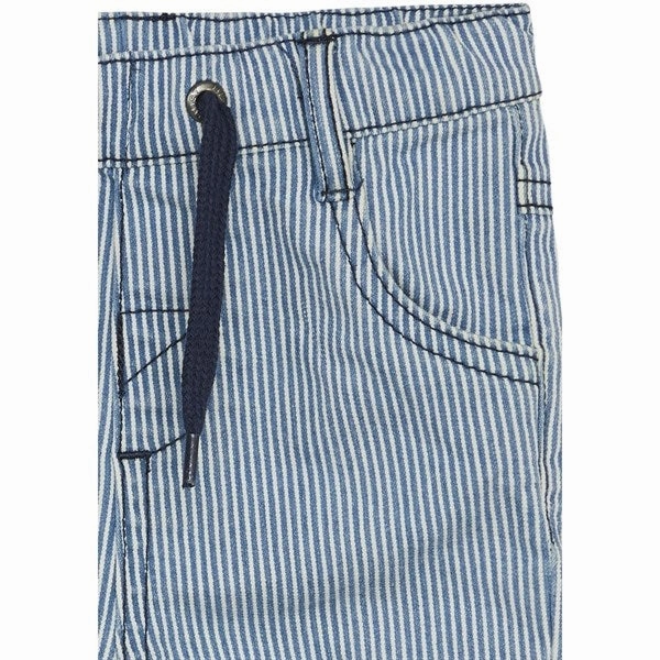 Adjustable Belt Loops Road Trip Casual Friday Home Comfort Hust & Claire Mini Stripes Junior Jeans