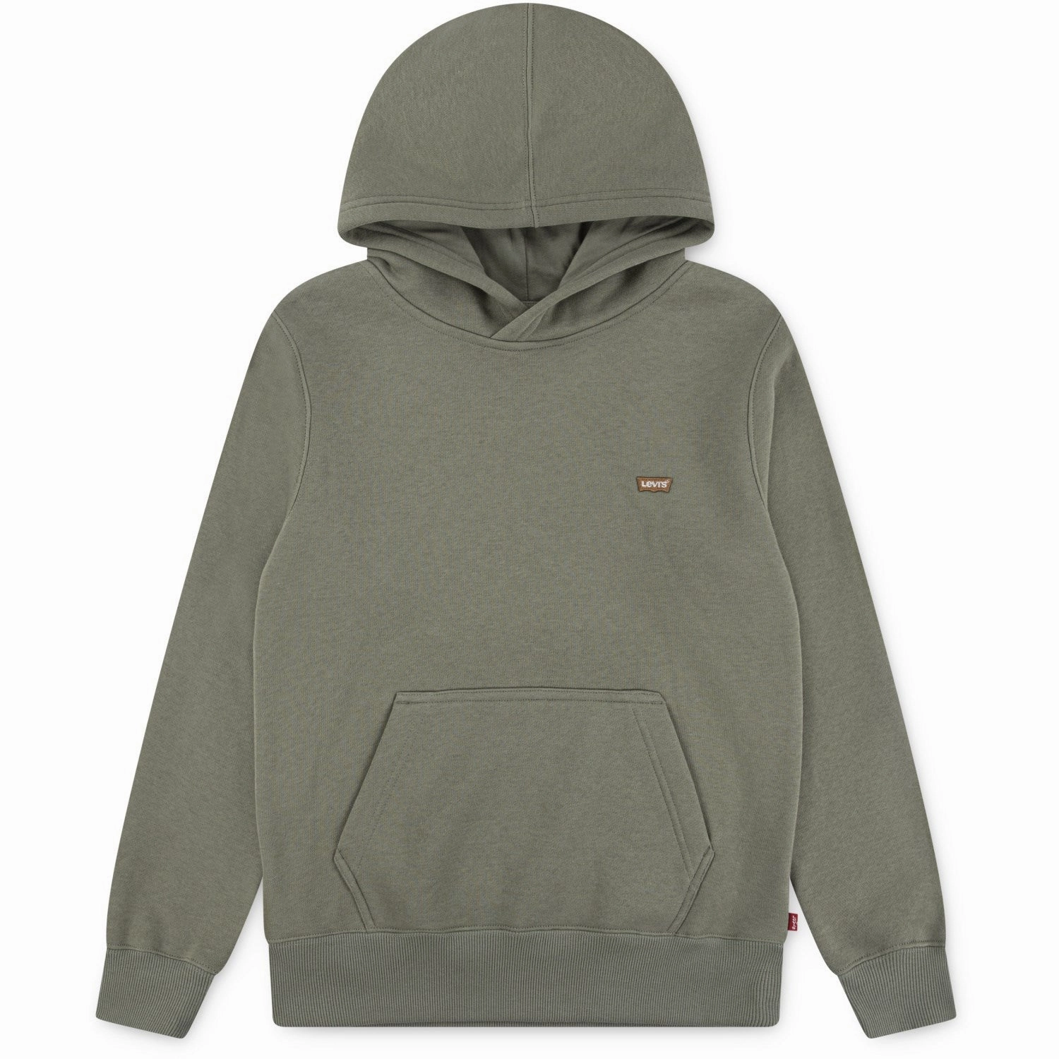 Coffee Run All Day Wear Levi's Deep Lichen Green Mini Batwing Pull Over Hoodie