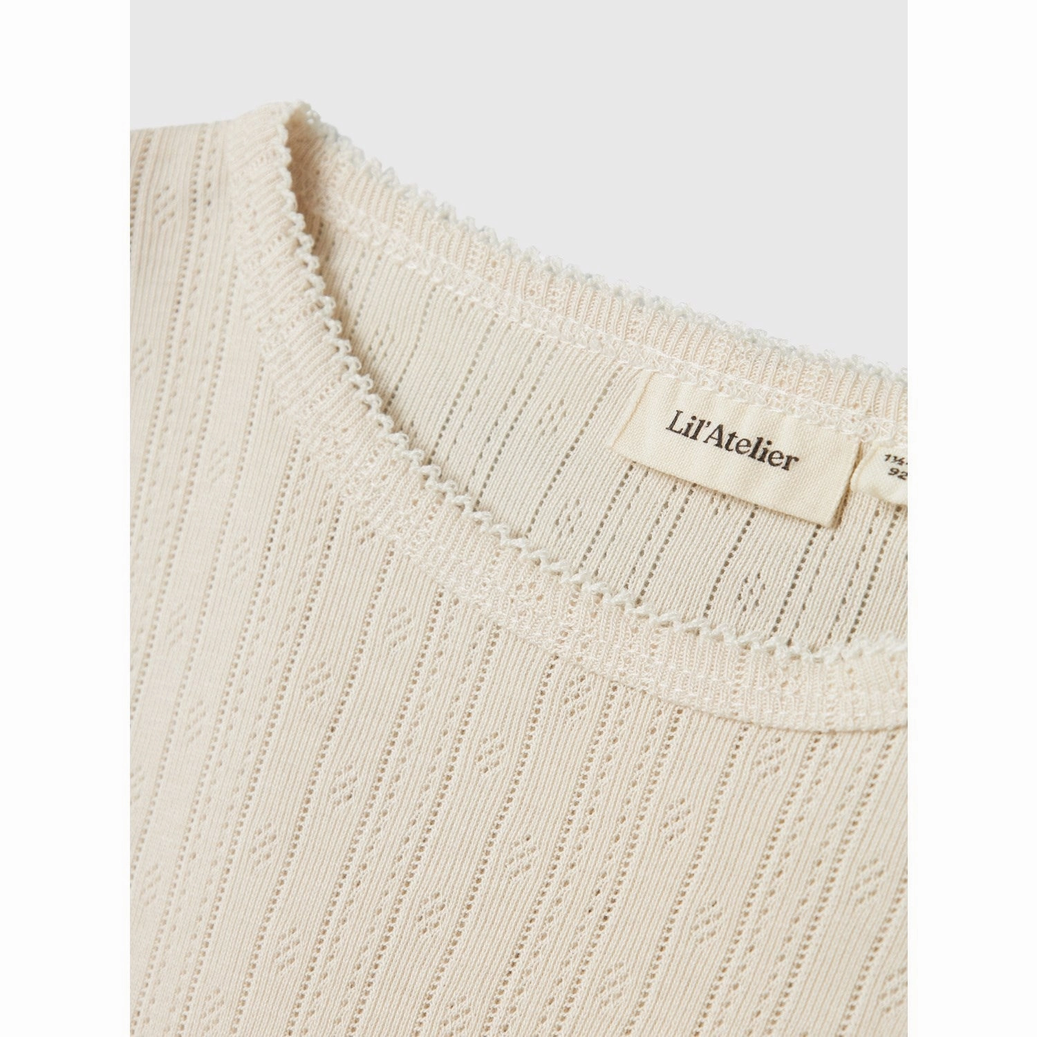 Workwear Style Lil'Atelier Turtledove Rachel Nes Slim Blouse Hea