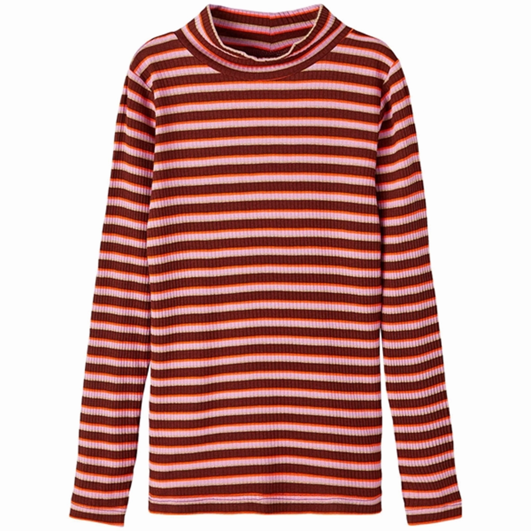 Premium Pima Cotton Name it Rum Raisin Lalara Slim Blouse