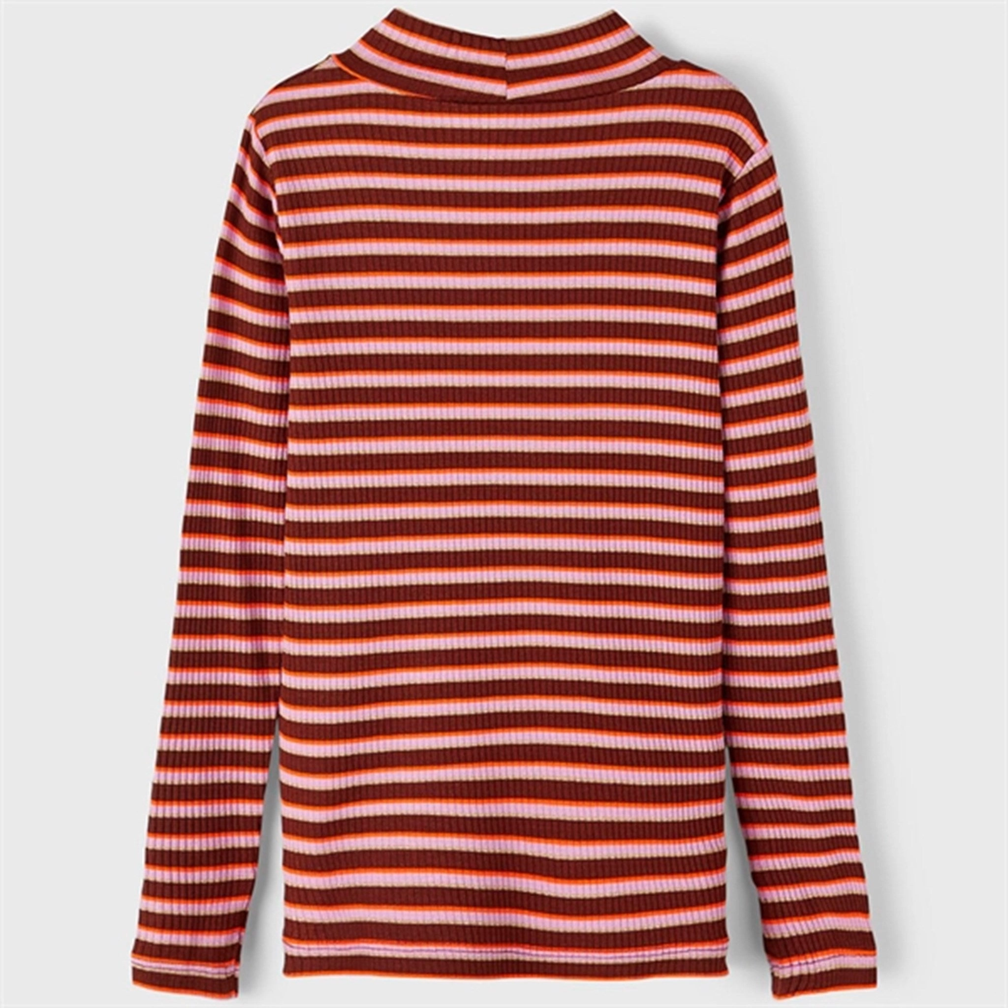 Smooth zipper closure Name it Rum Raisin Lalara Slim Blouse