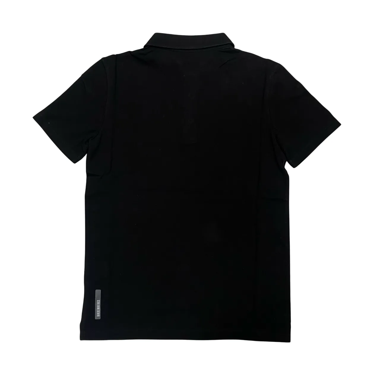 Bikkembergs polo da uomo manica corta BMT0930 8000 nero QuickDry Material NonChafing Seam Placement