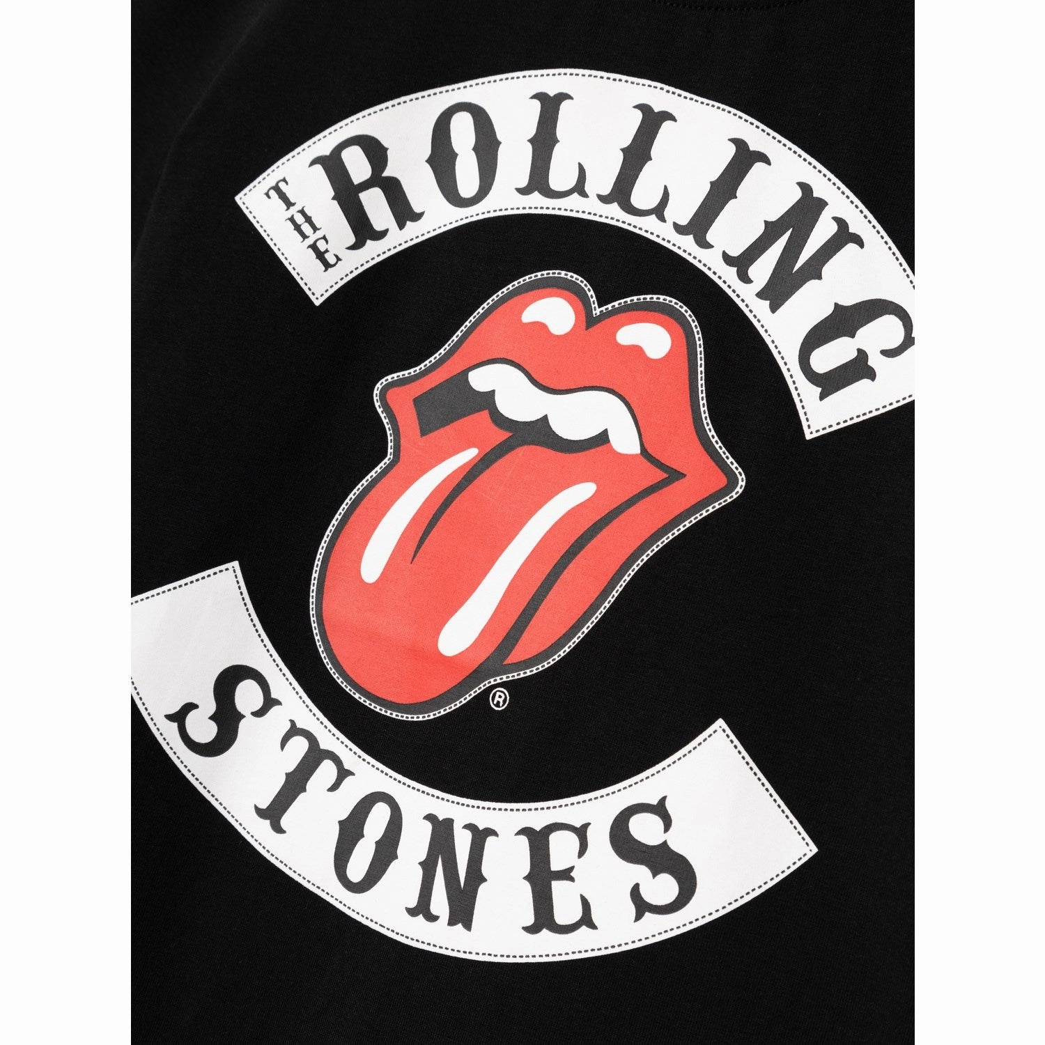 Name It Black Juki Rolling Stones T-Shirt Easy Care Everyday Fashion Look