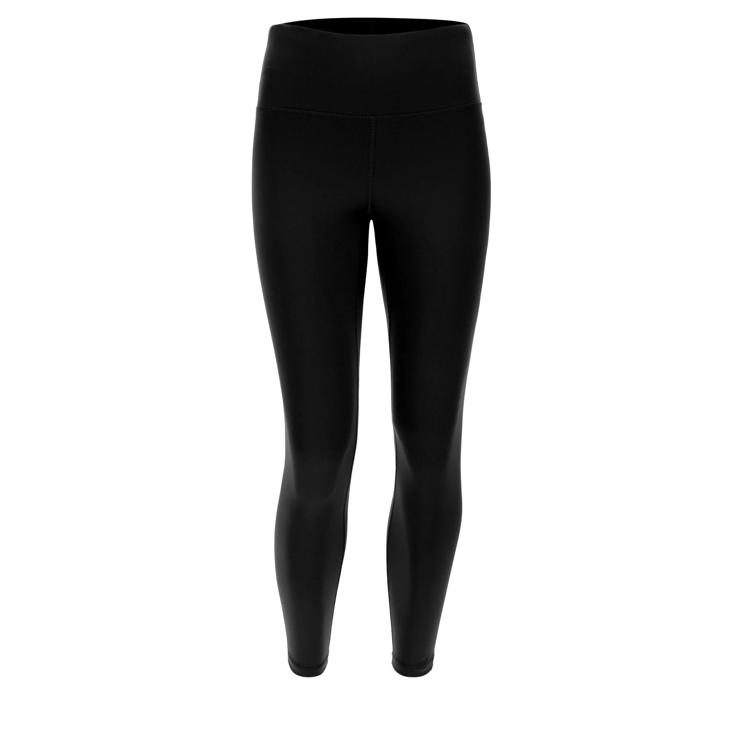 Freddy Pantalone Leggings SuperFit 7/8 vita alta in tessuto tecnico SF5HC004 N nero Stretch Fit Wear