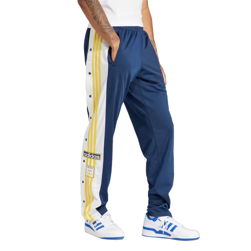 Abrasion Resistant Fabric Adidas Originals Pantalone sportivo da uomo Adibreak blu giallo oro bianco