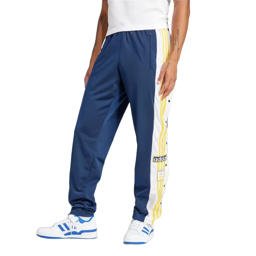 AntiSnagZippers Adidas Originals Pantalone sportivo da uomo Adibreak blu giallo oro bianco