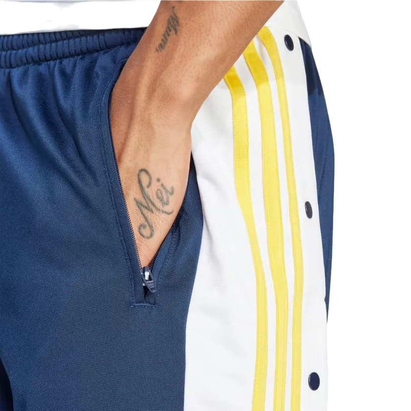Soft Brush Lining Adidas Originals Pantalone sportivo da uomo Adibreak blu giallo oro bianco