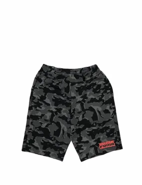 Puma pantaloncino sportivo in cotone da uomo Core Camo AOP 531501 01 mimetico Quick Dry Technology Warm Vibe