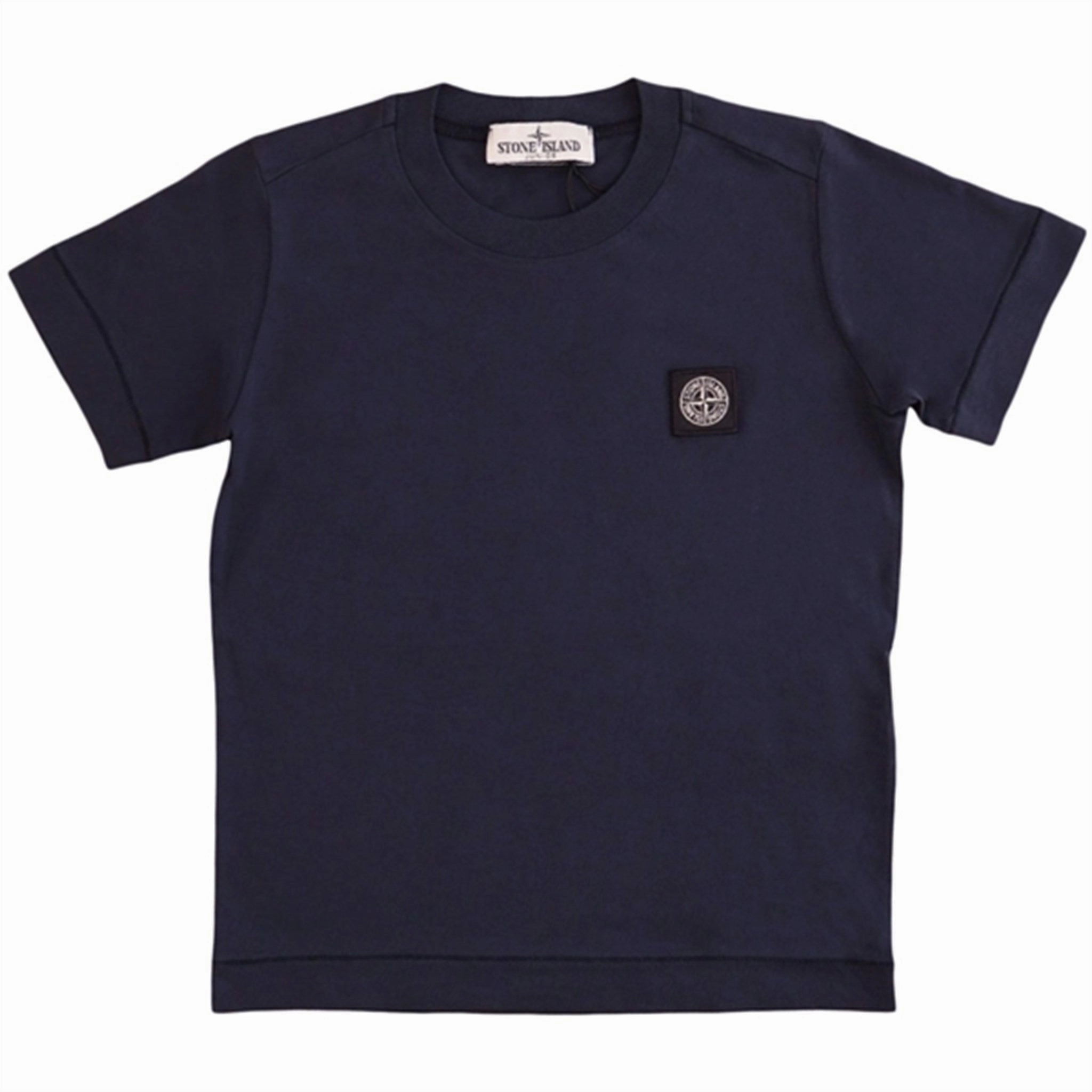 Stone Island Junior T-shirt Navy Blue No Shrink Fabric