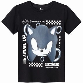 Light and Breathable Name it Black Nodin Sonic T-Shirt