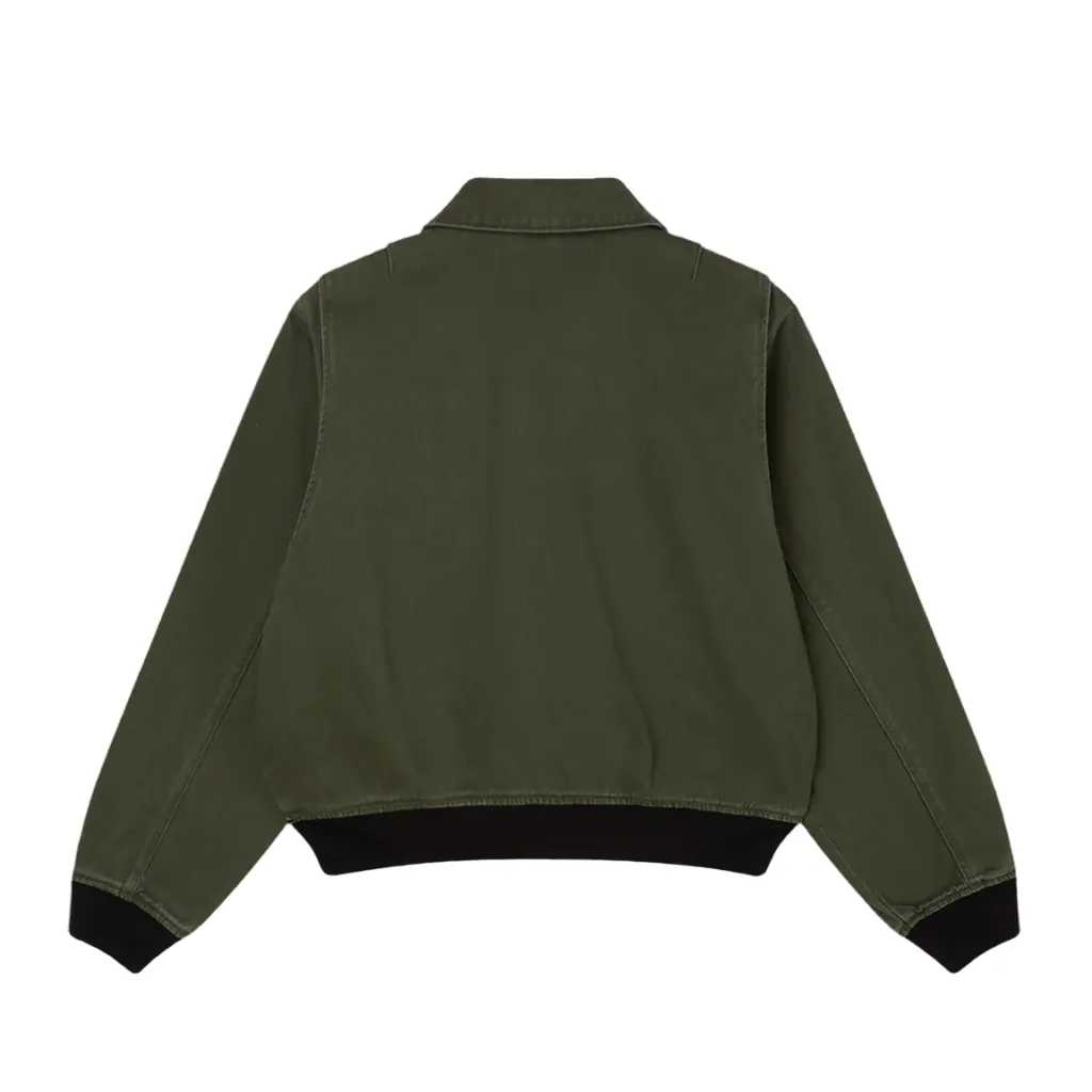 Obey giubbino in denim da uomo in CWU 121800587 verde Pullover