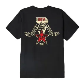 Obey HAMMER BASIC T-SHIRT 163082211 black Slim fit sleekness Chilly Comfort