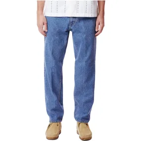 Loose High Quality Morning Stroll Faded Wash Obey jeans Bender Denim 142010072 light indigo