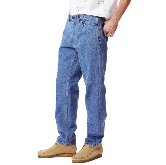 Outdoor Adventure Earthy Neutral Casual Streetwear Fan Obey jeans Bender Denim 142010072 light indigo