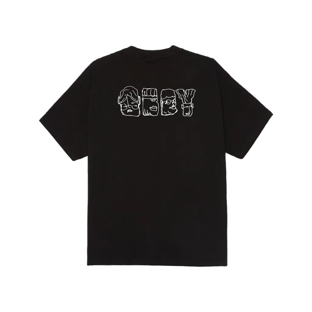 Obey maglietta manica corta da uomo Abstract Things Classic 165264082 nero QuickDryTechnology