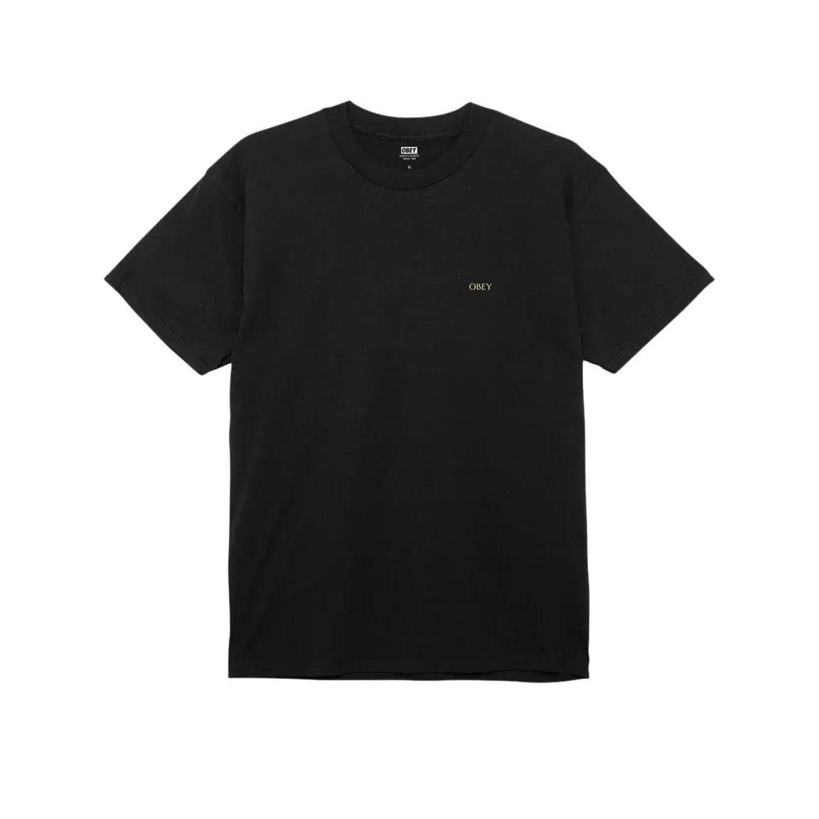 Colorfast Material Athletic Fit Obey maglietta manica corta da uomo Icarus 165263800 A951700 nero