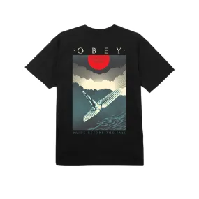 Perfect For Relaxing Relaxed Fit Obey maglietta manica corta da uomo Icarus 165263800 A951700 nero