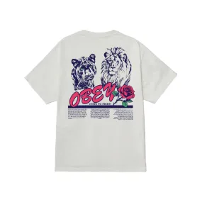 Minimal Comfort Obey maglietta manica corta da uomo Unite e Fight 167924097 bianco