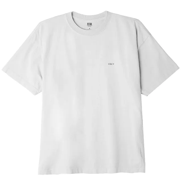 Casual Comfort Fit Fun and Playful Obey maglietta manoca corta da uomo Amerca's Savings 165262644 bianco