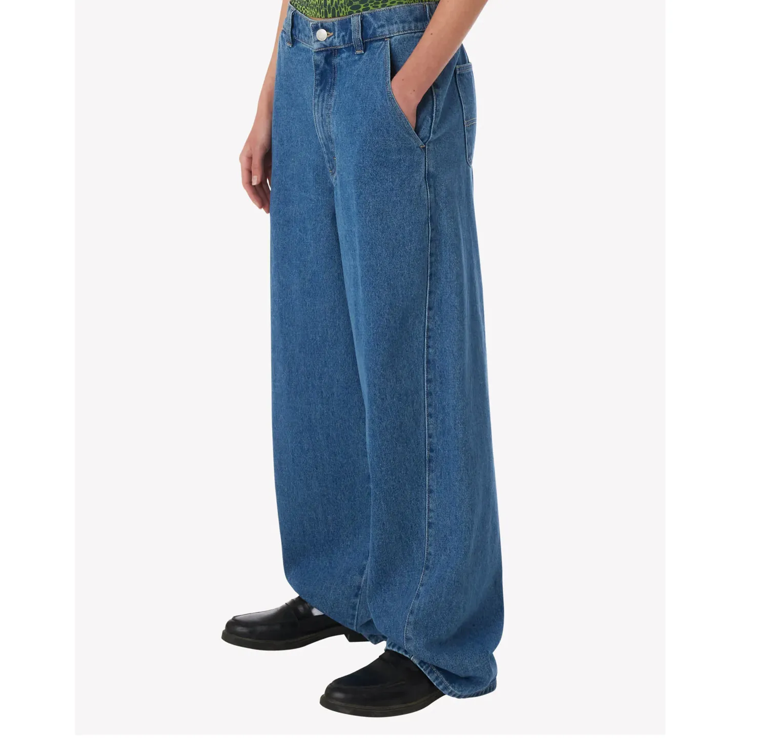 Street Utility Organic Cotton Blend Obey pantalone jeans da donnaCarpenter Lily 242010052 blu chiaro