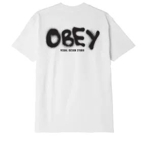 Indoor clothing Reinforced Hems Obey T-Shirt manica corta da uomo Visual Design Studio Classico 165263415 bianco