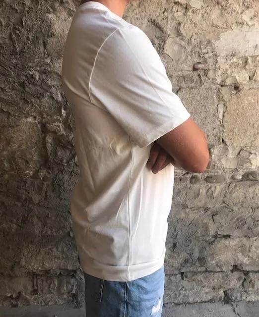 Layering Essential Arbor maglietta manica corta da uomo Badlands Tee bianco